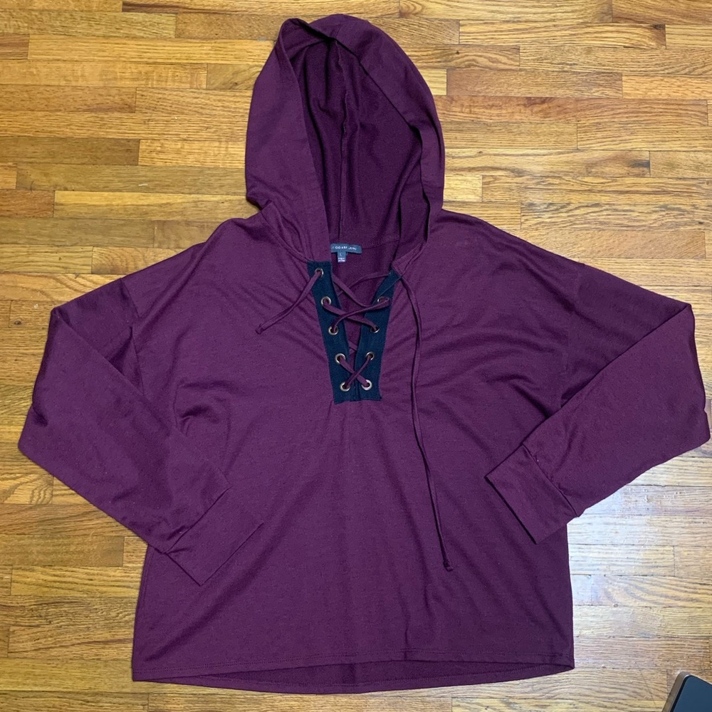 West Coast Love Purple Hoodie Top
